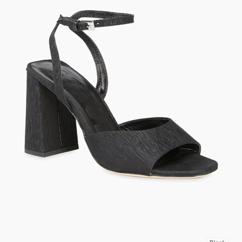 New! STAUD Solange 100MM Block-Heel Sandals size 39